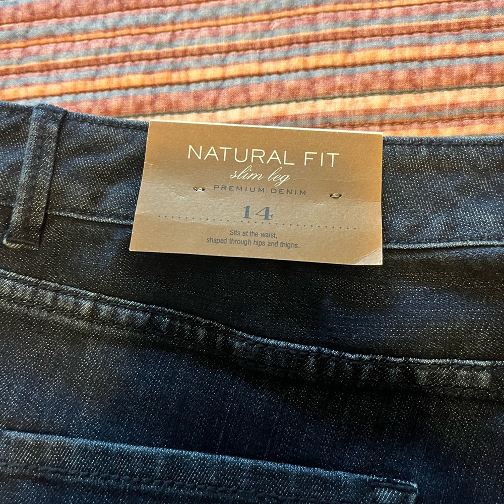 Coldwater Creek Women's Boot Cut Jeans - Dark Blue